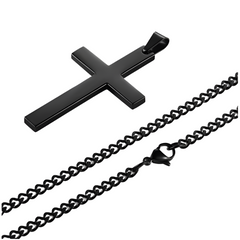 Mens cross necklace