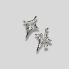 Luxury Asterism Earrings With Rhinestone