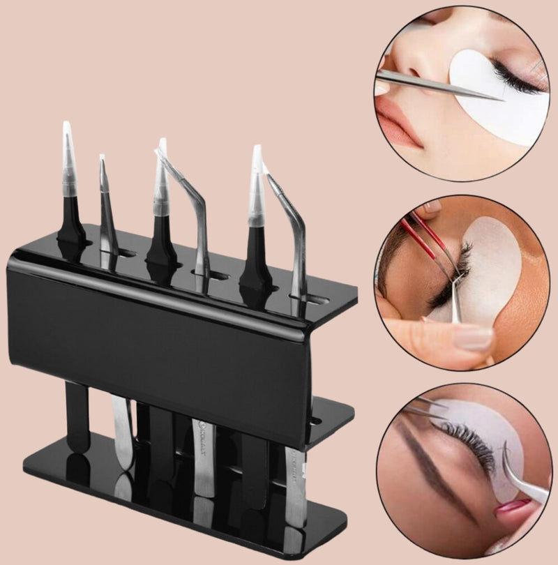 Acrylic Eyelash Tweezers Holder