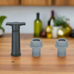 Wine Vacuum Pump & Stopper Set