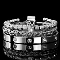 Mens Diamond Roman Bracelets