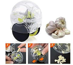 Lavish Rolling Garlic Chopper Mincer  Grinder Peeler Kitchen Tool