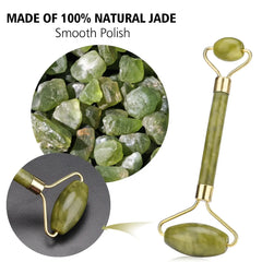 Lavish Double Head Jade Facial Massage Roller